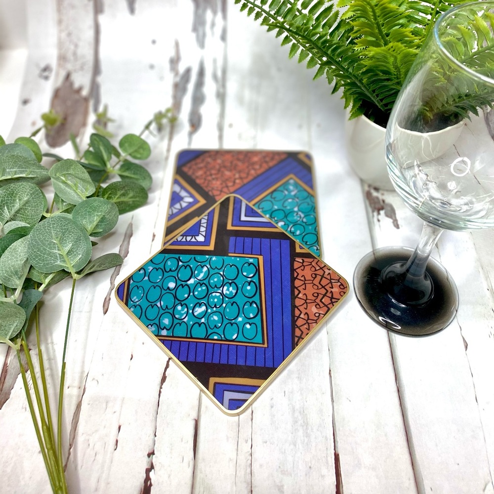 ✨ Limited Edition | Bold Print Coaster Set of 2